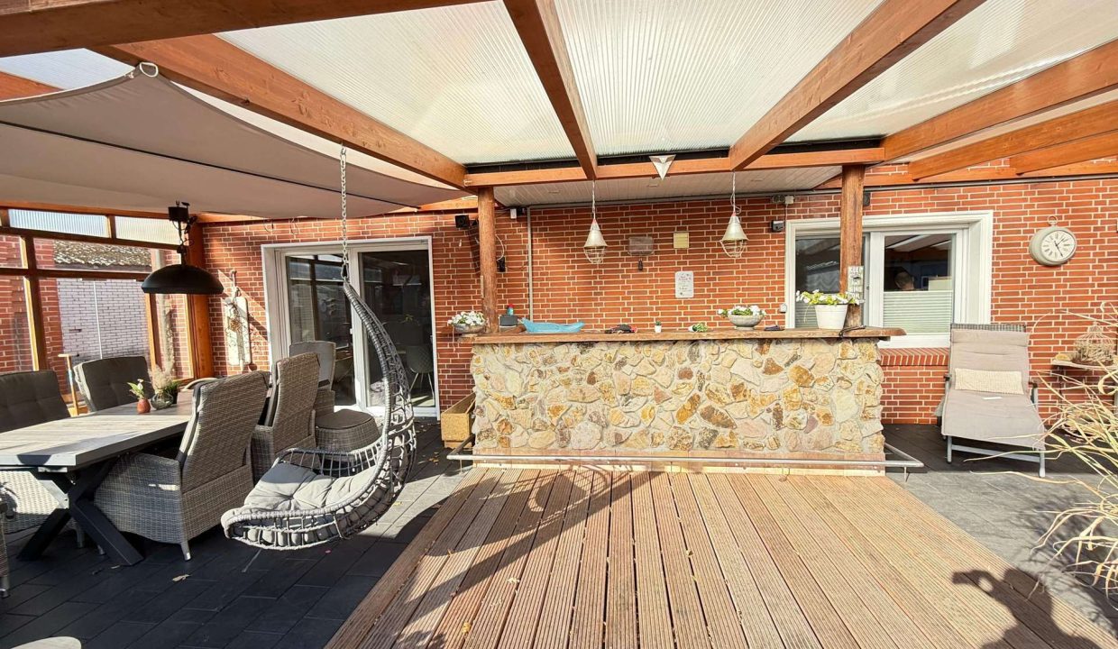 Überdachte Terrasse
