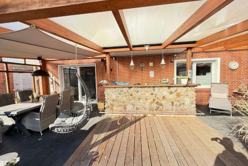 Überdachte Terrasse
